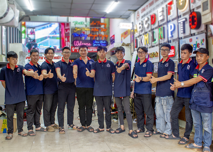 đội ngũ nhân sự led sun