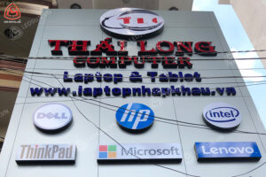 Làm bảng hiệu quận 8 alu chữ mica của Led Sun