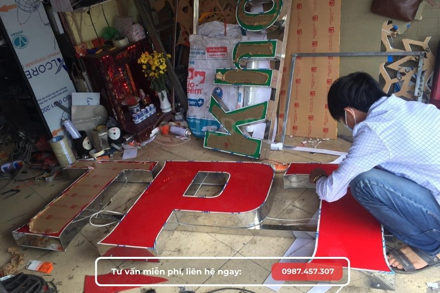 gia công chữ inox quận thủ đức