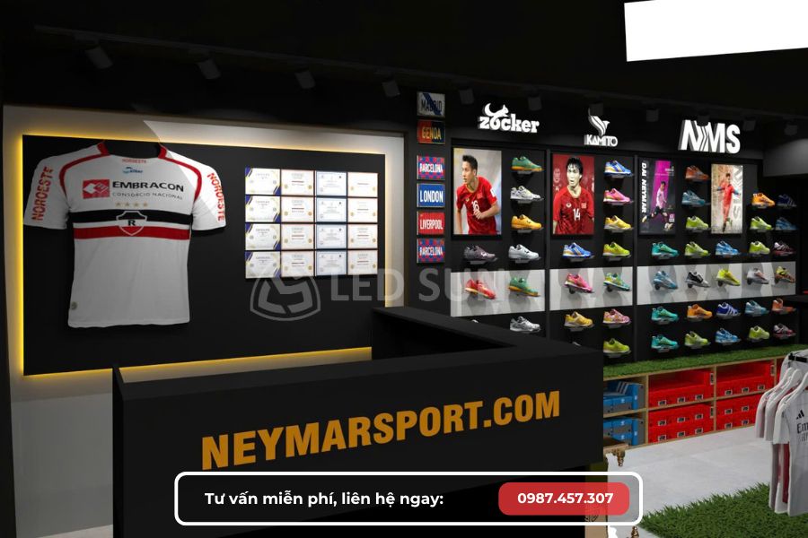 thiết kế shop giày dép