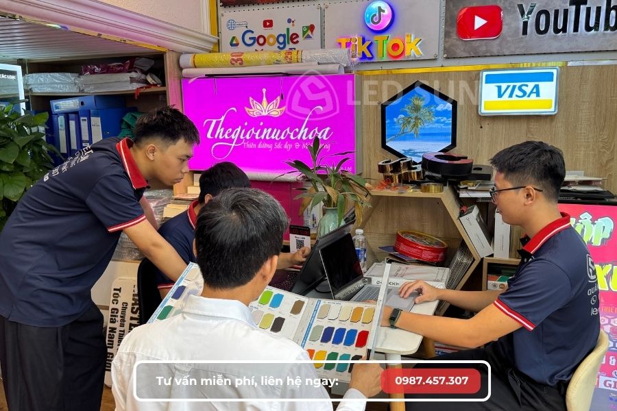 công ty thiết kế thi công shop nước hoa