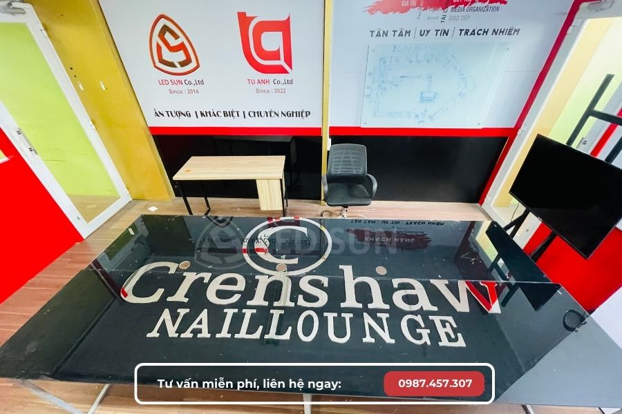 Làm chữ inox đi nước ngoài