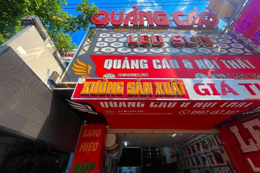 bảng hiệu led sun