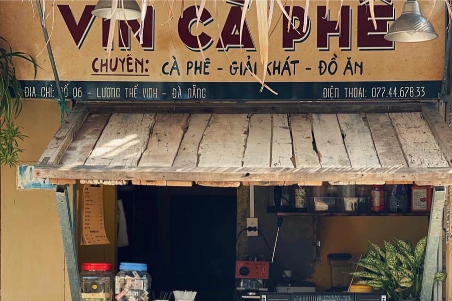 bảng hiệu xưa cho quán cafe