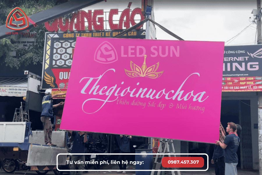 Làm bảng hiệu Bình Chánh