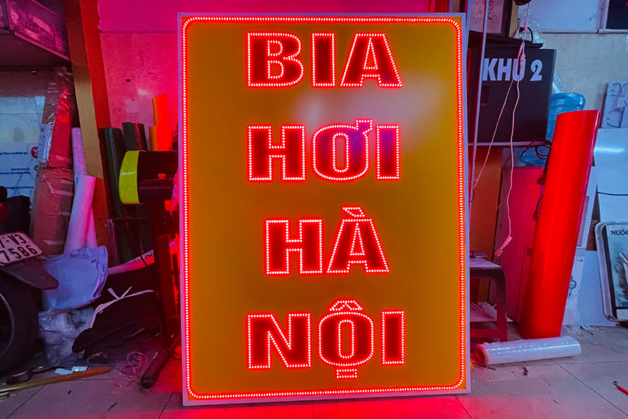 bảng hiệu hộp đèn quán nhậu