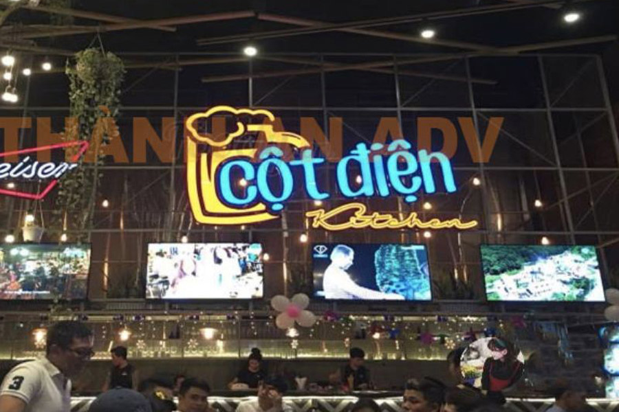 bảng hiệu led quán nhậu đẹp 